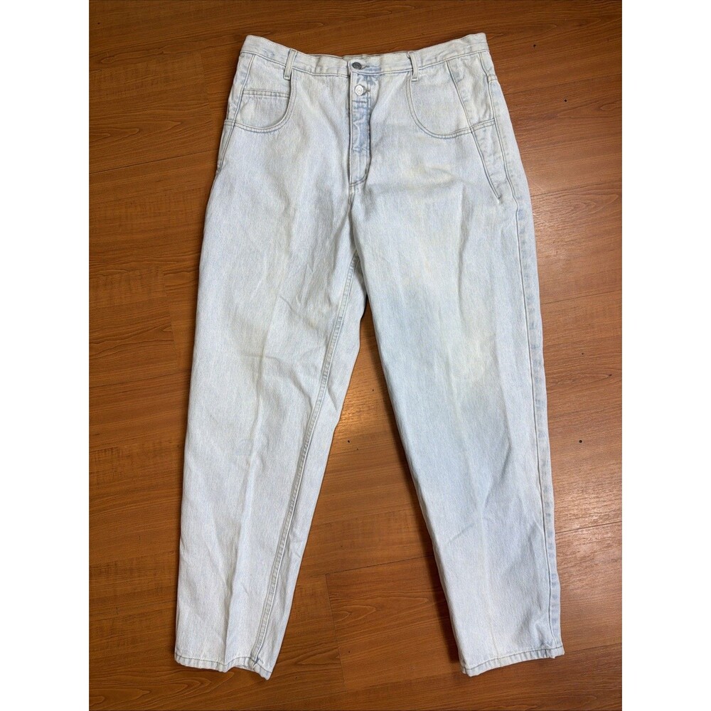 Vintage 90s Guess Mens 36x32 Faded Baggy Tapered Leg Denim Jeans USA